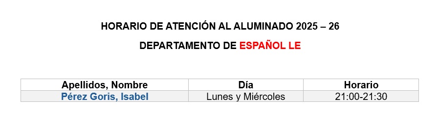 TUTOR&Iacute;AS ELE 25 26 - Tutor&iacute;as Espa&ntilde;ol