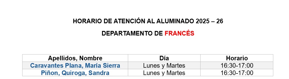 TUTOR&Iacute;AS FRANC&Eacute;S 25 26 - Tutor&iacute;as de Franc&eacute;s