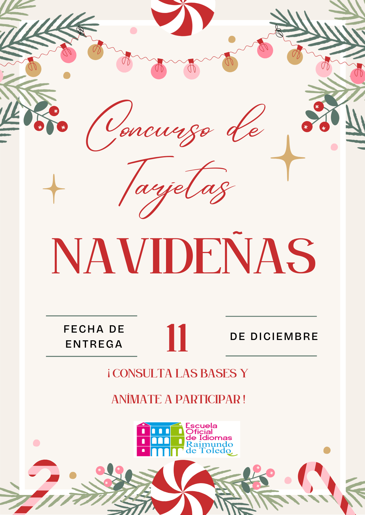 1 3 - CONCURSO TARJETAS NAVIDE&Ntilde;AS DEL 1 AL 11 DE DICIEMBRE
