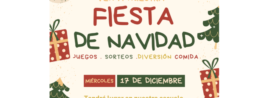 1 845x321 - FIESTA NAVIDAD MIÉRCOLES 17 DICIEMBRE 17:00 - 20:30